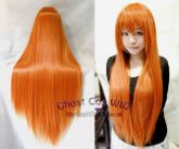 Peruca Laranja lisa 100 cm
